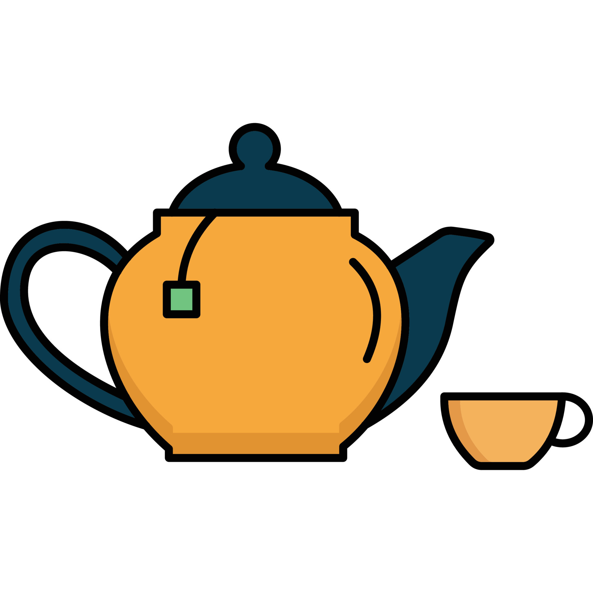 Teapot Which can easily edit or modify 17546351 Vector Art at Vecteezy