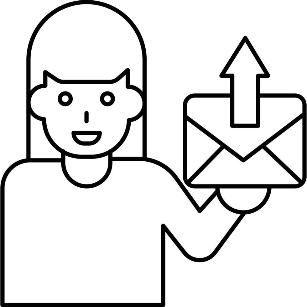 Holding Envelope Which can easily edit or modify vector