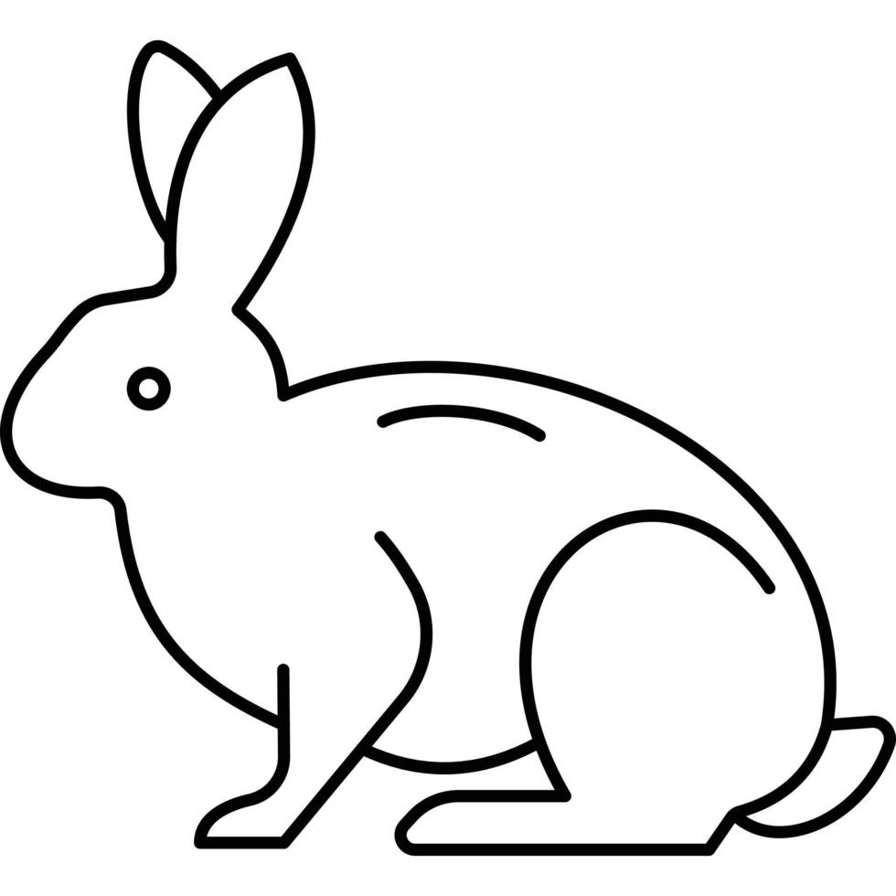 Rabbit Which can easily edit or modify vector