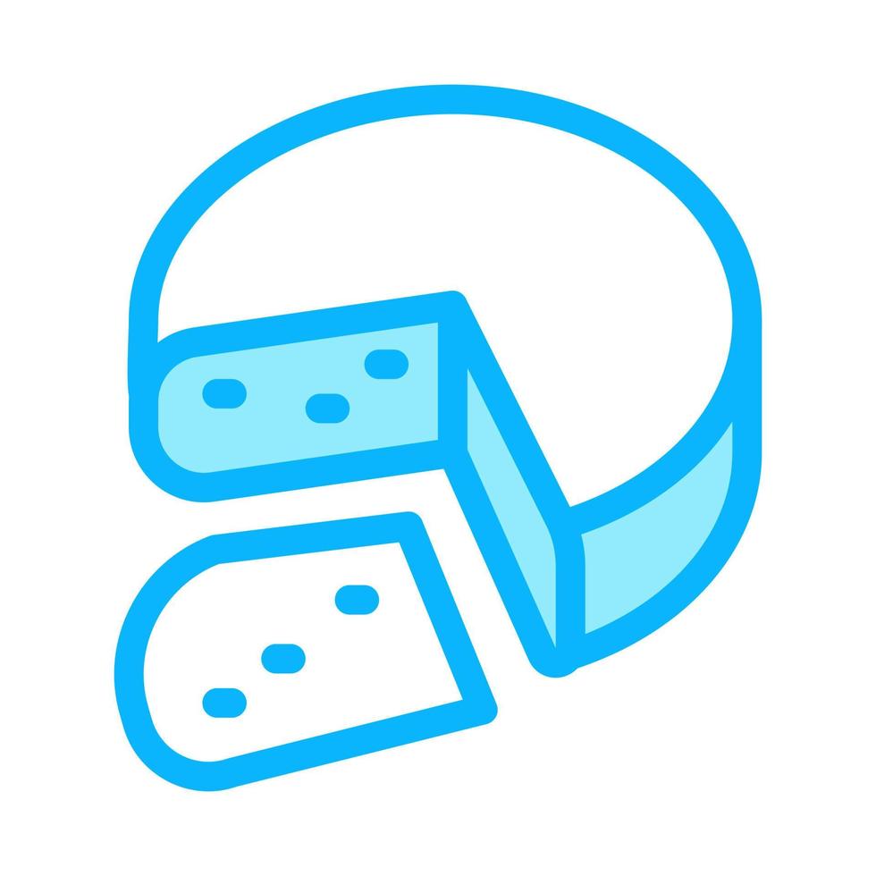 mozzarella cheese head icon vector outline illustration