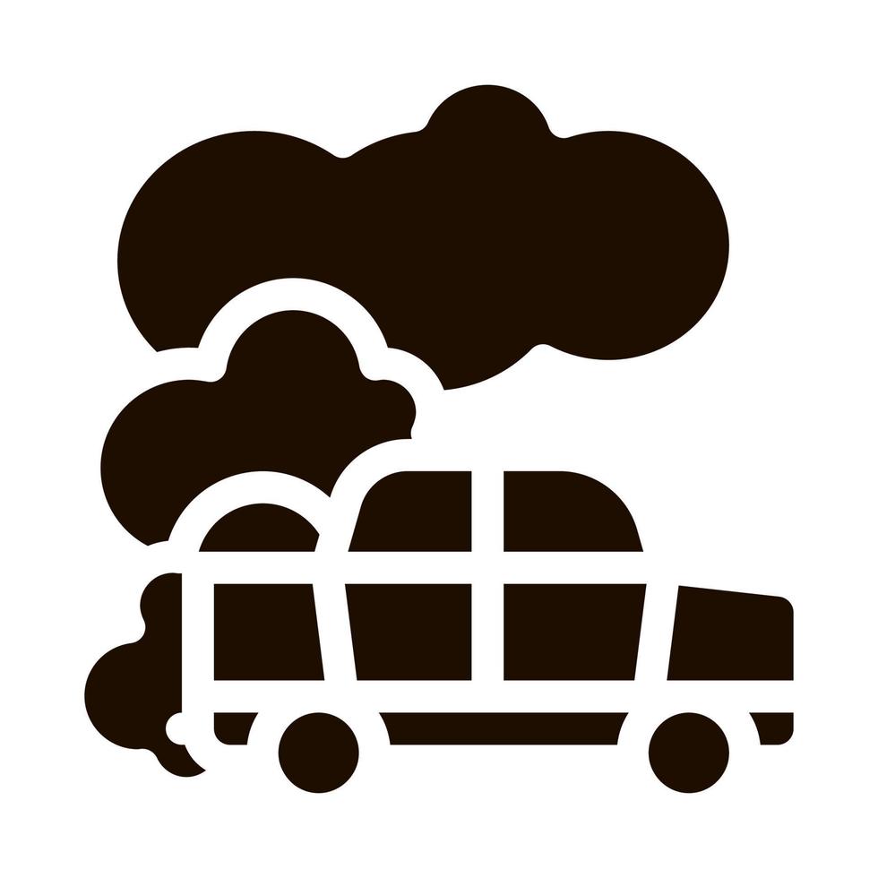 Car Co2 Carbonic Oxide Air Vector Icon