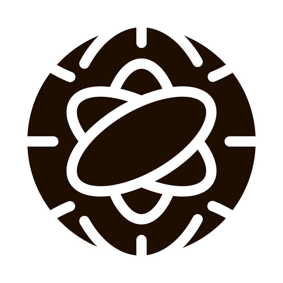 Atom Planet Earth Problem Vector Icon