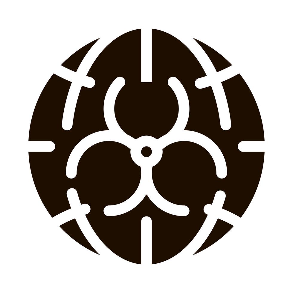 Biohazard Symbol Problem Vector Icon