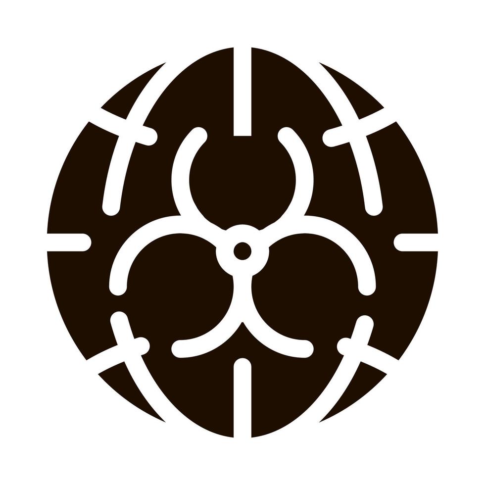 Biohazard Symbol Problem Vector Icon