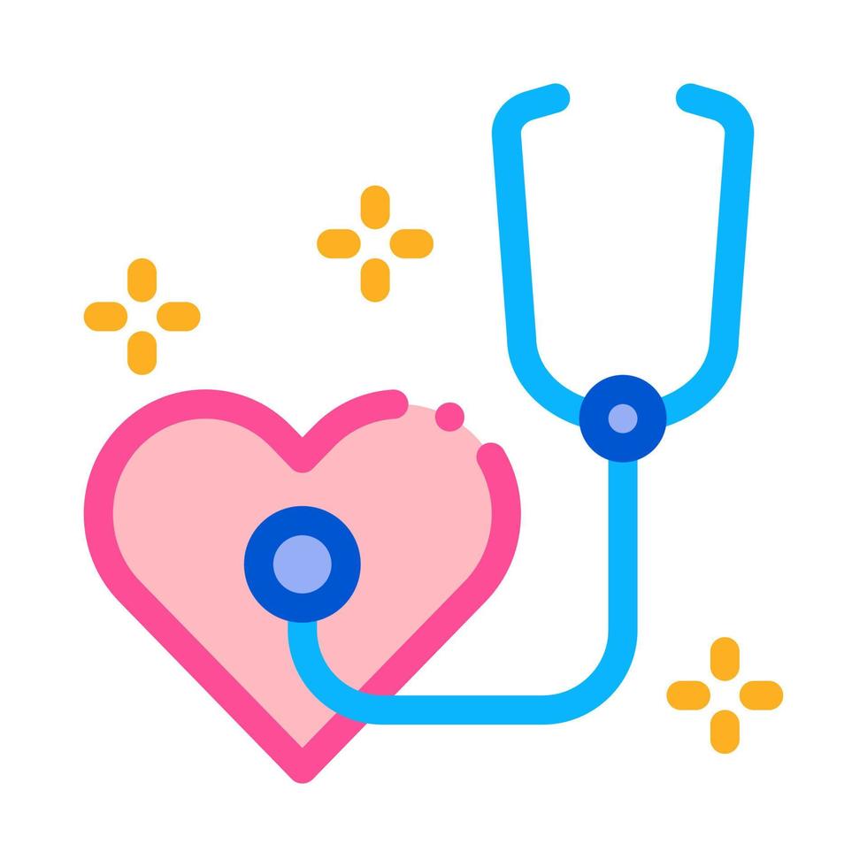 heart beat measurements icon vector outline illustration