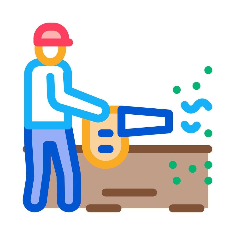crop spraying icon vector outline illustration