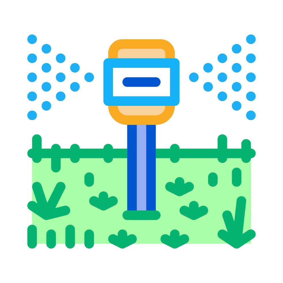 lawn sprayer icon vector outline illustration