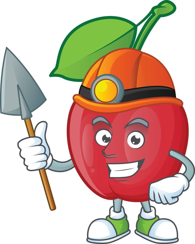 vector de fruta de cerezas bing