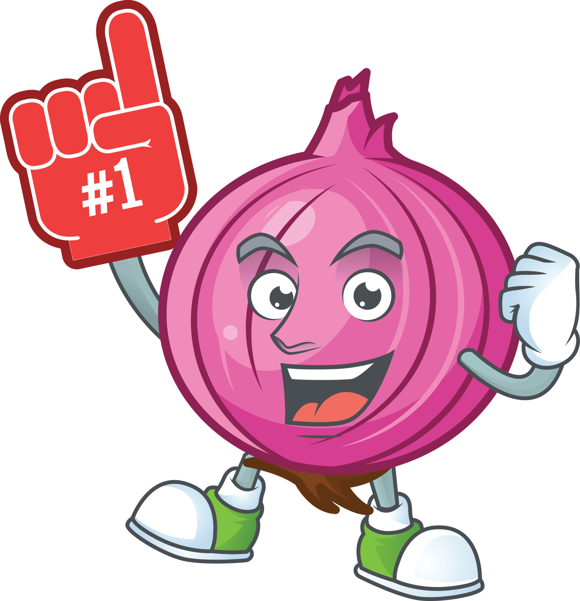 Red Onion Vector 17547968 Vector Art at Vecteezy