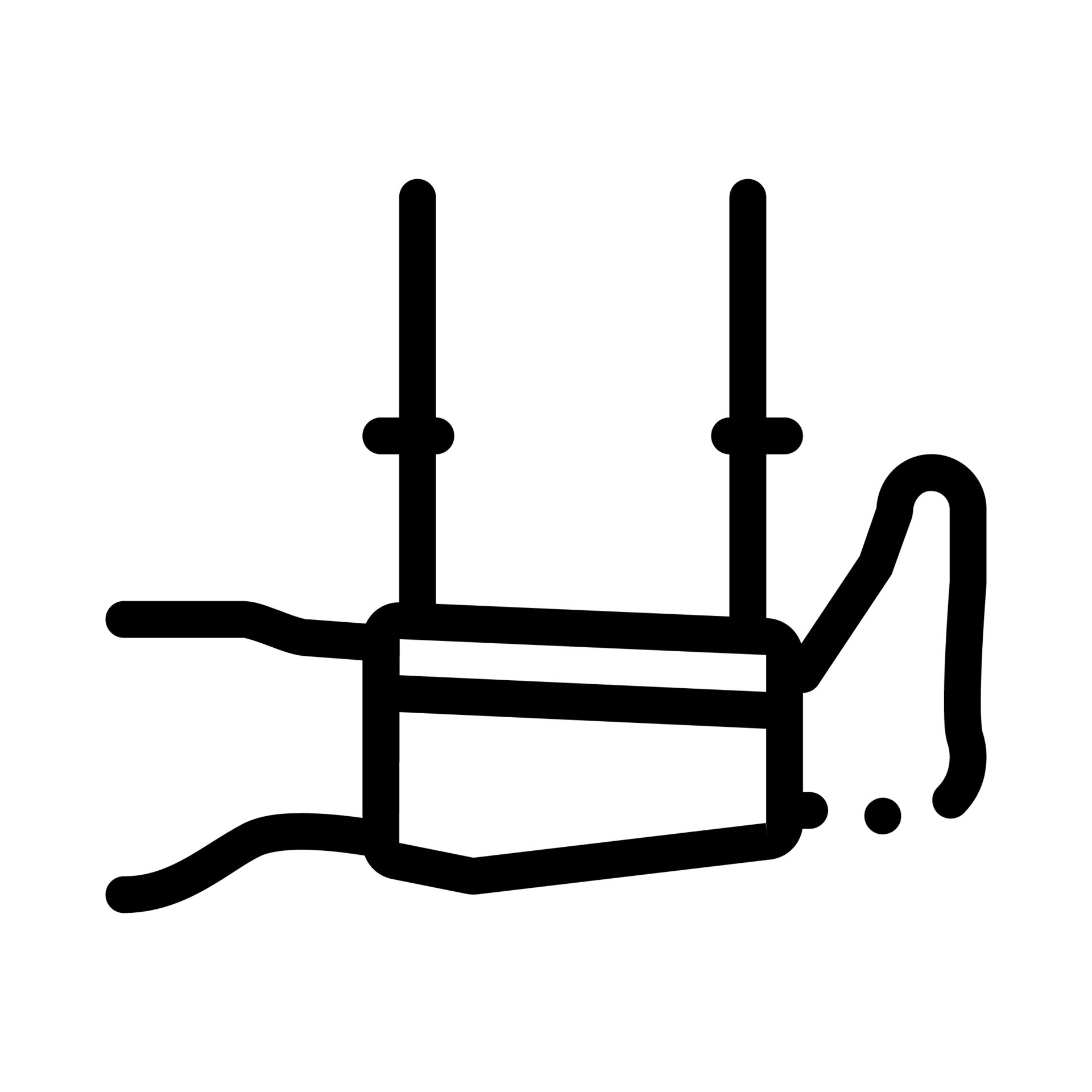 foot brace icon vector outline illustration 17547995 Vector Art at Vecteezy