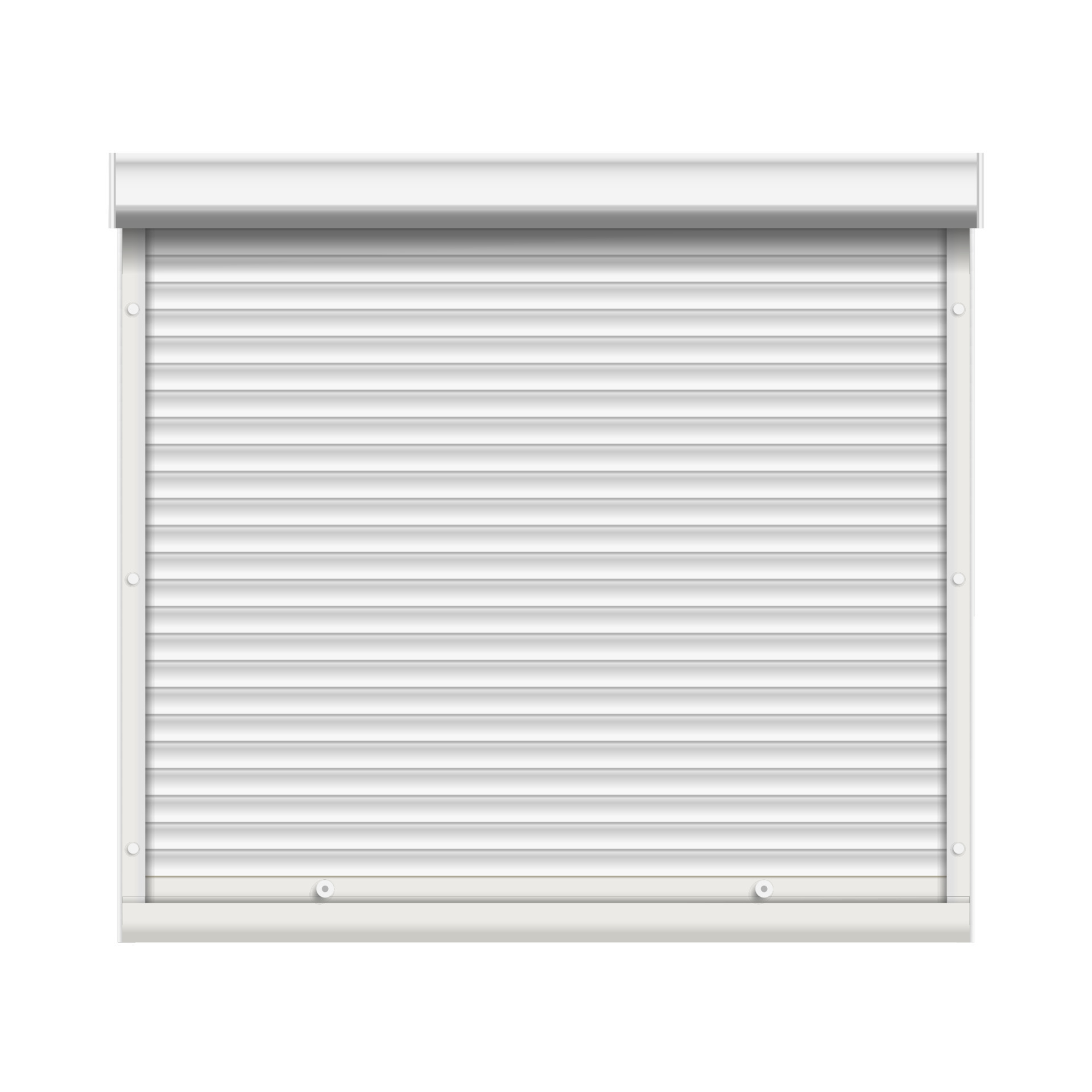 Realistic Window Roller Shutters Vector. Front View. Isolated 17548358