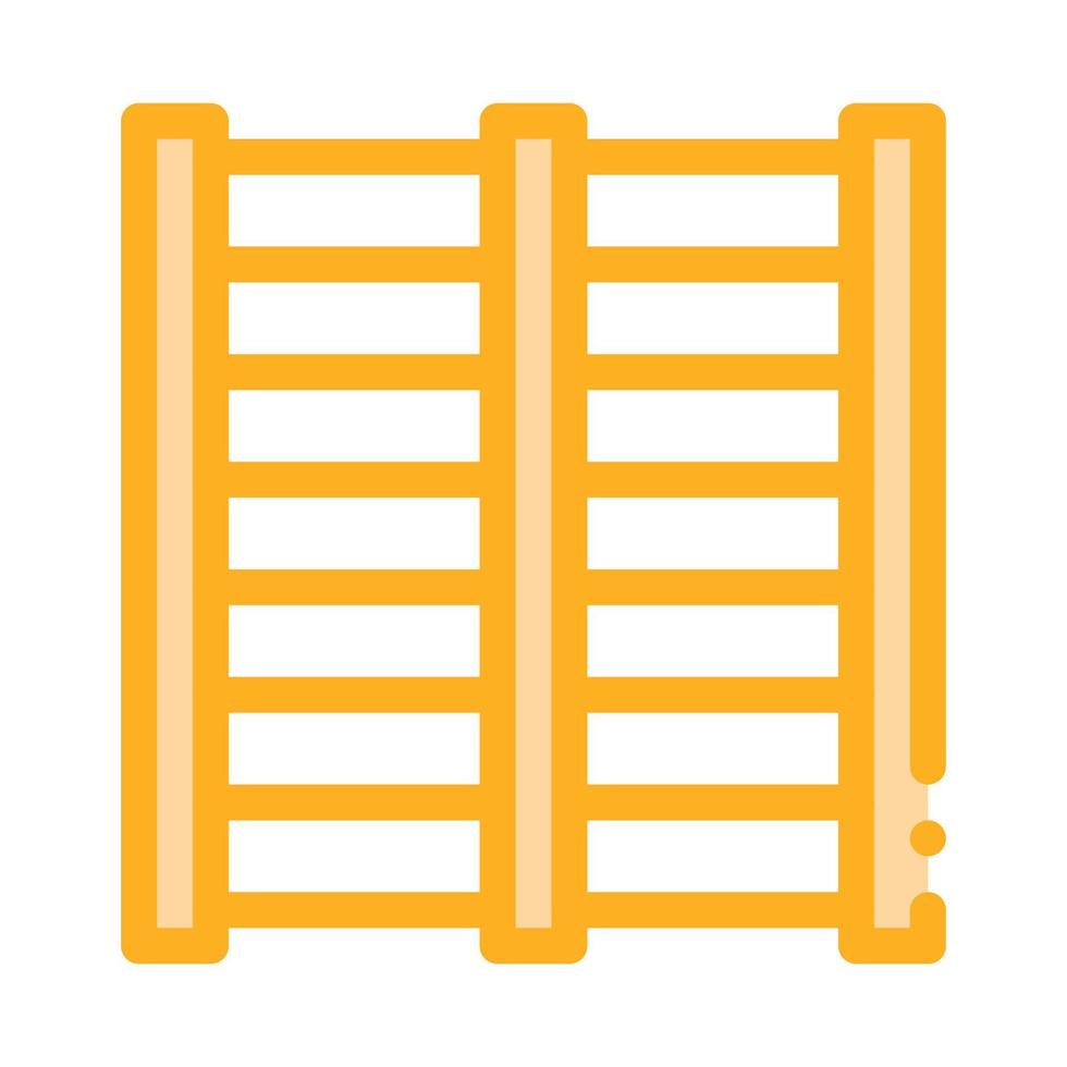 sports ladder icon vector outline illustration