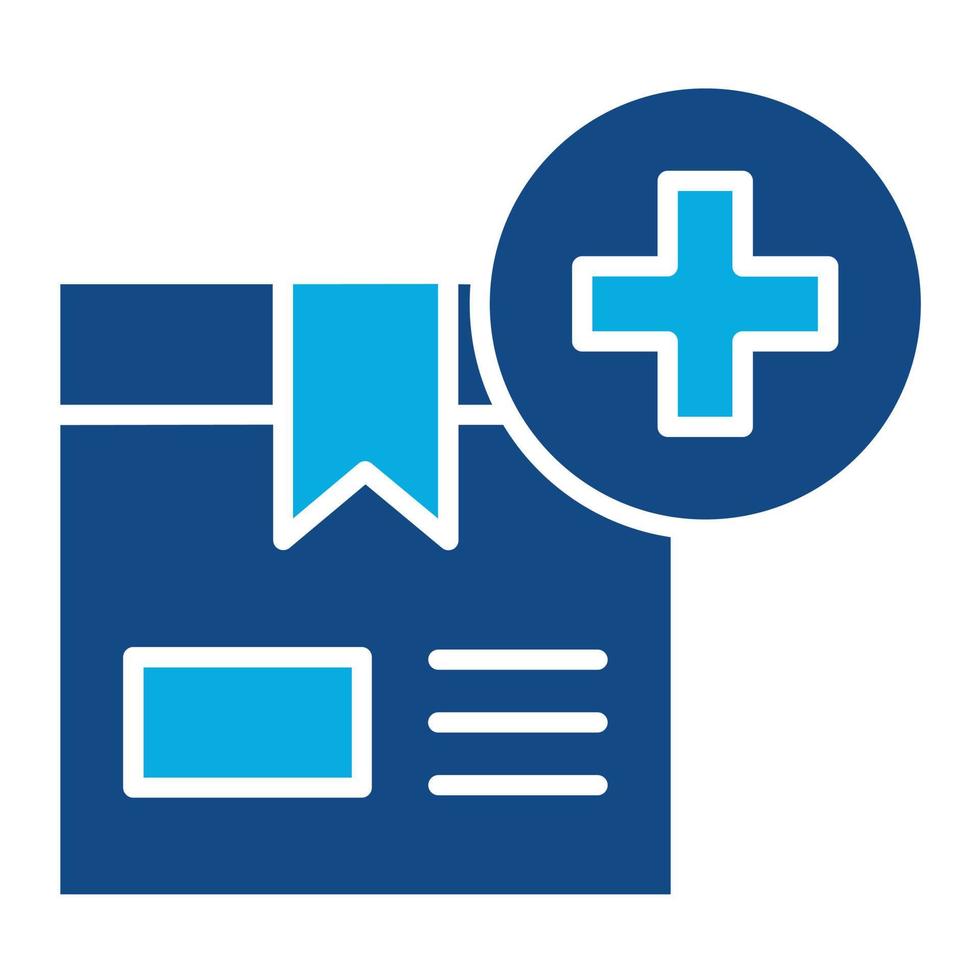 Medical Products Glyph Two Color Icon vector