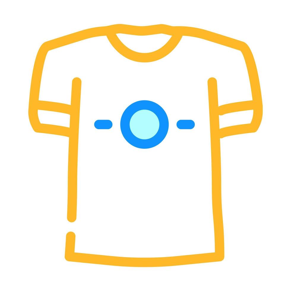 t-shirts and short sleeve color icon vector illustration