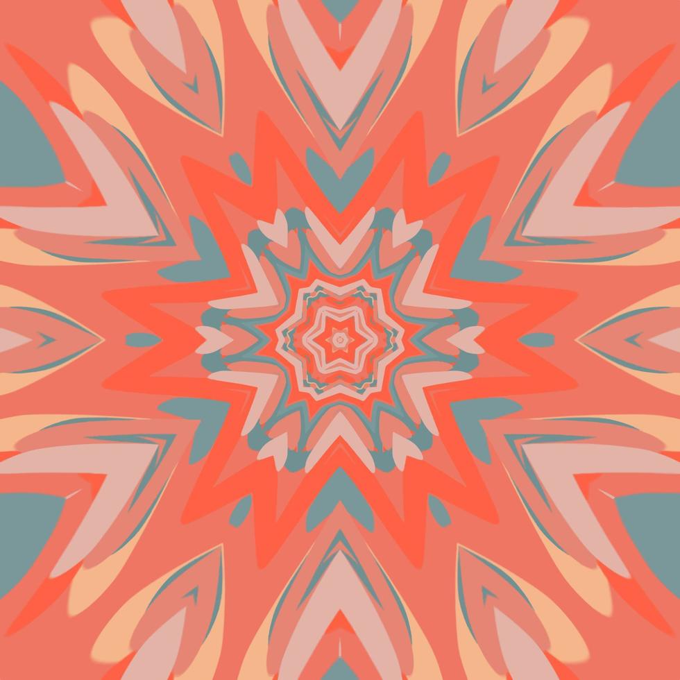 Abstract kaleidoscope background. Beautiful kaleidoscope seamless pattern. Multicolor mosaic texture. Seamless kaleidoscope texture. Unique kaleidoscope design vector