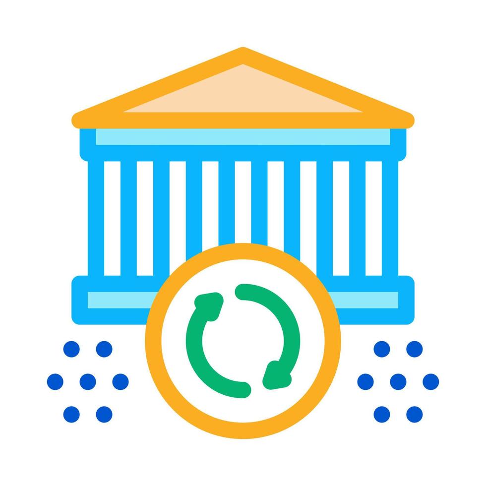 sync update icon vector outline illustration