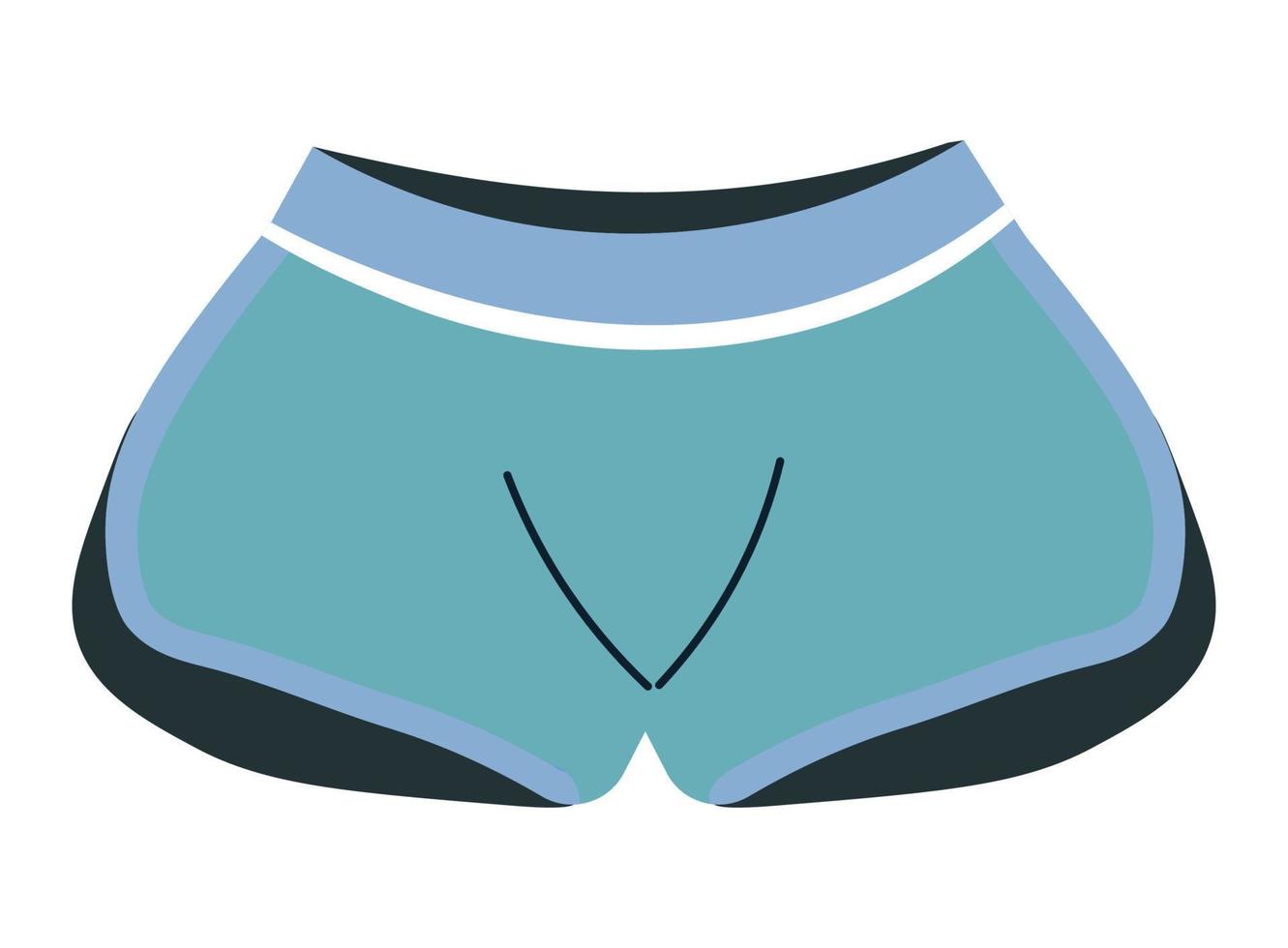 Women sports shorts, clothes and apparel vector