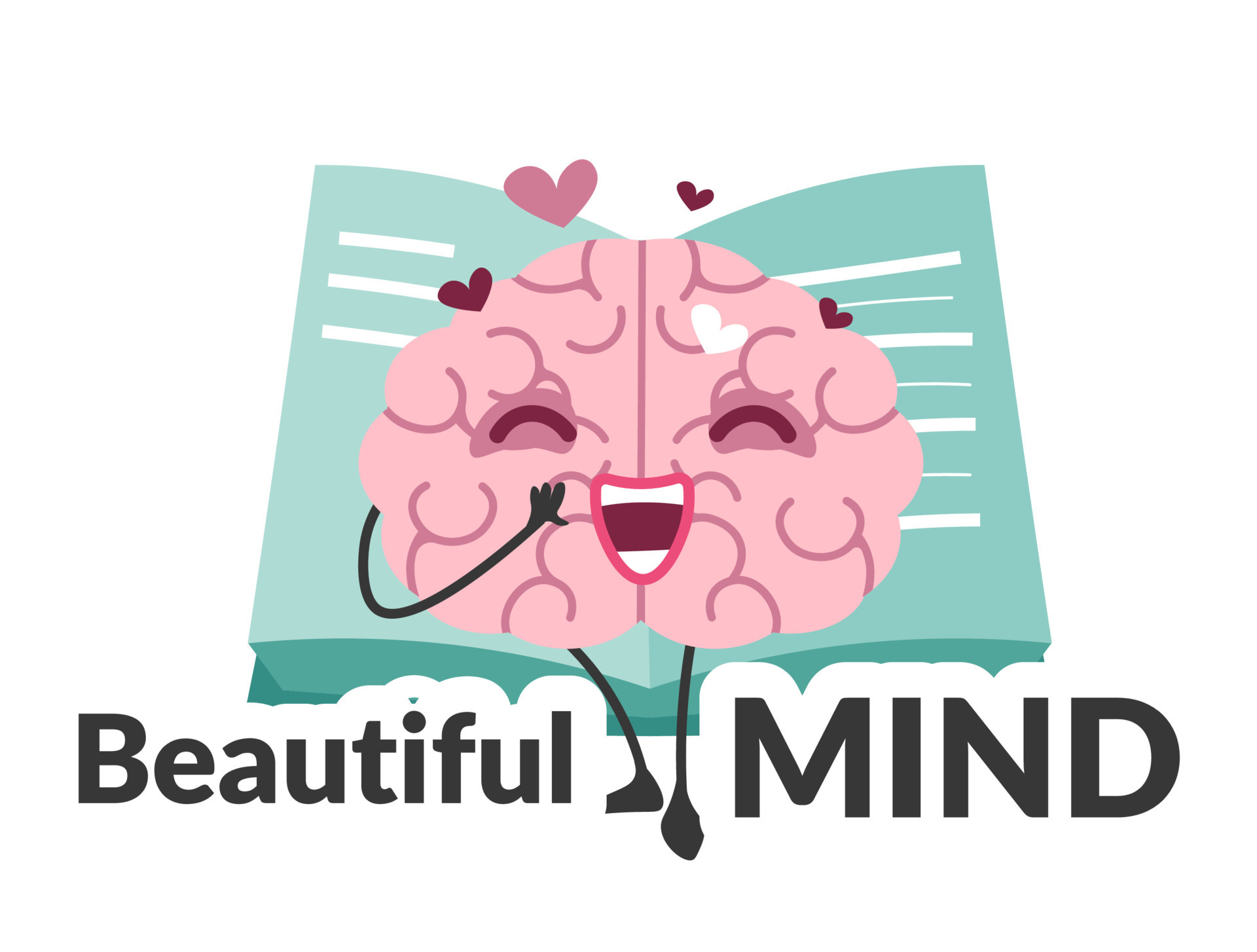 Beautiful mind, educated and developed brains 17549680 Vector Art at