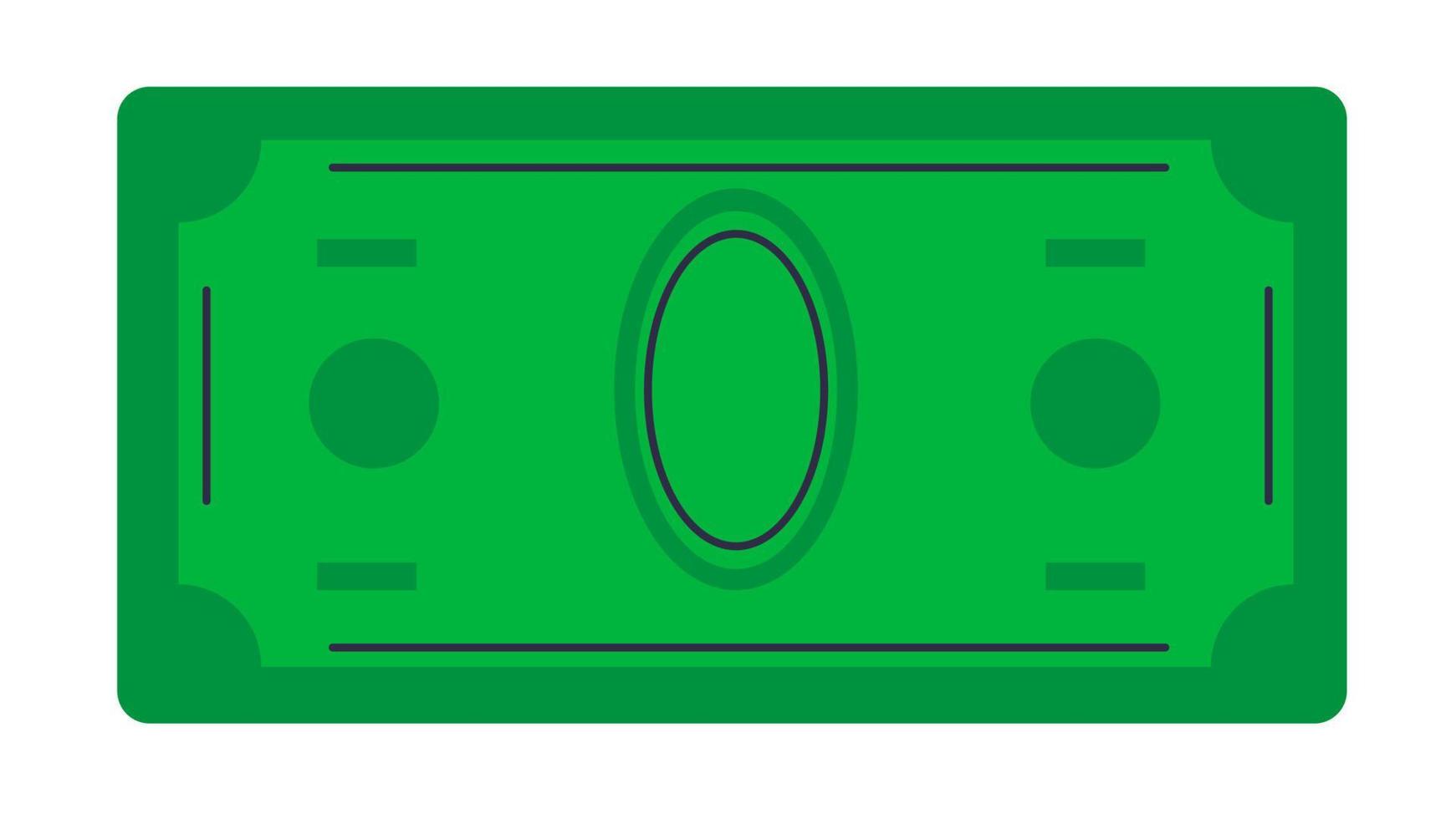 Dollar banknotes, USD currency of United States vector