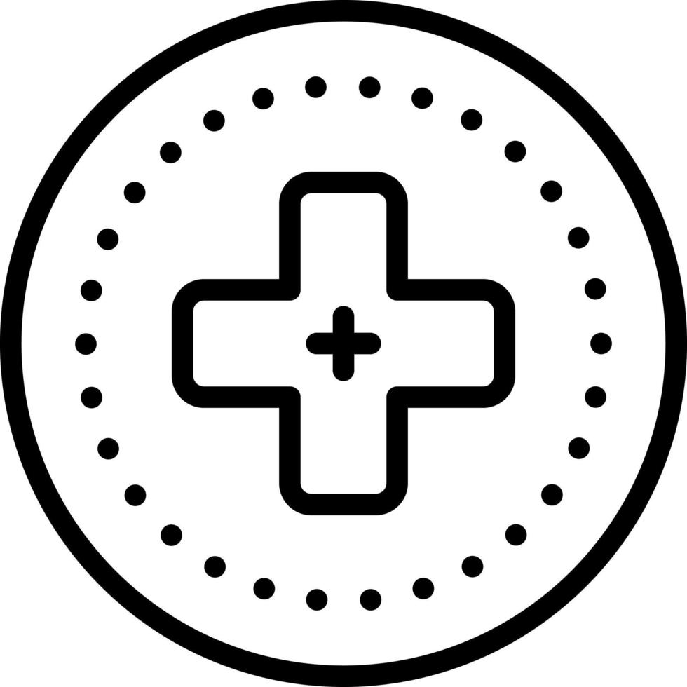 line icon for medical vector