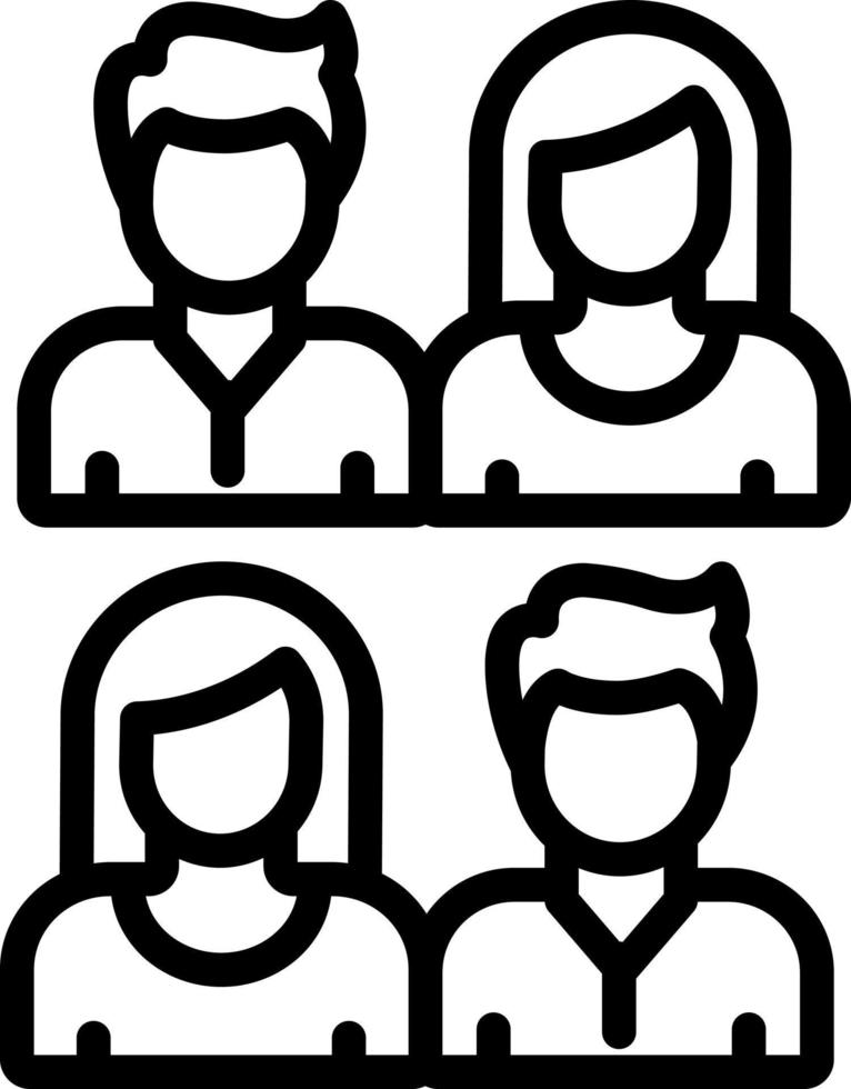 line icon for citizens vector