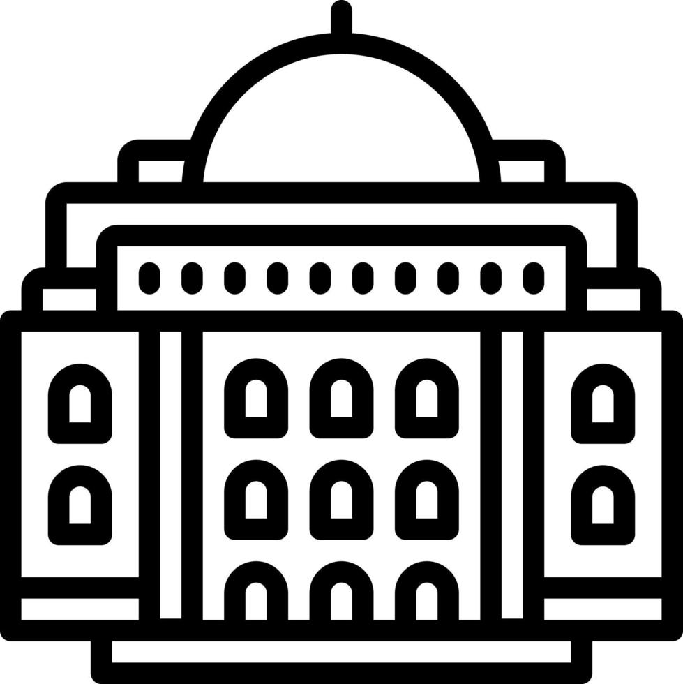 line icon for legislature vector