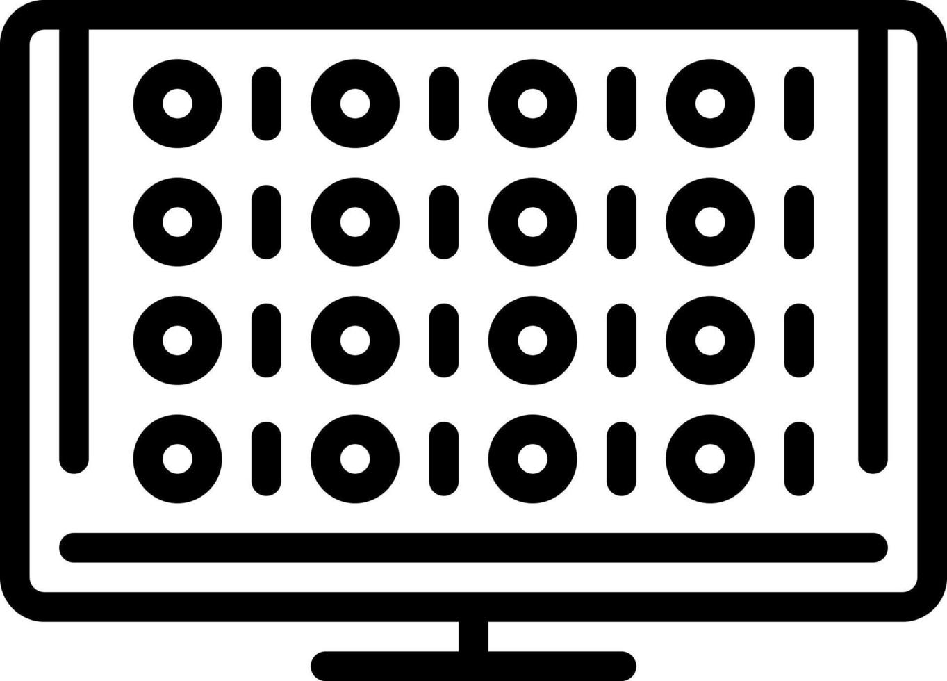 line icon for matrix 17549879 Vector Art at Vecteezy