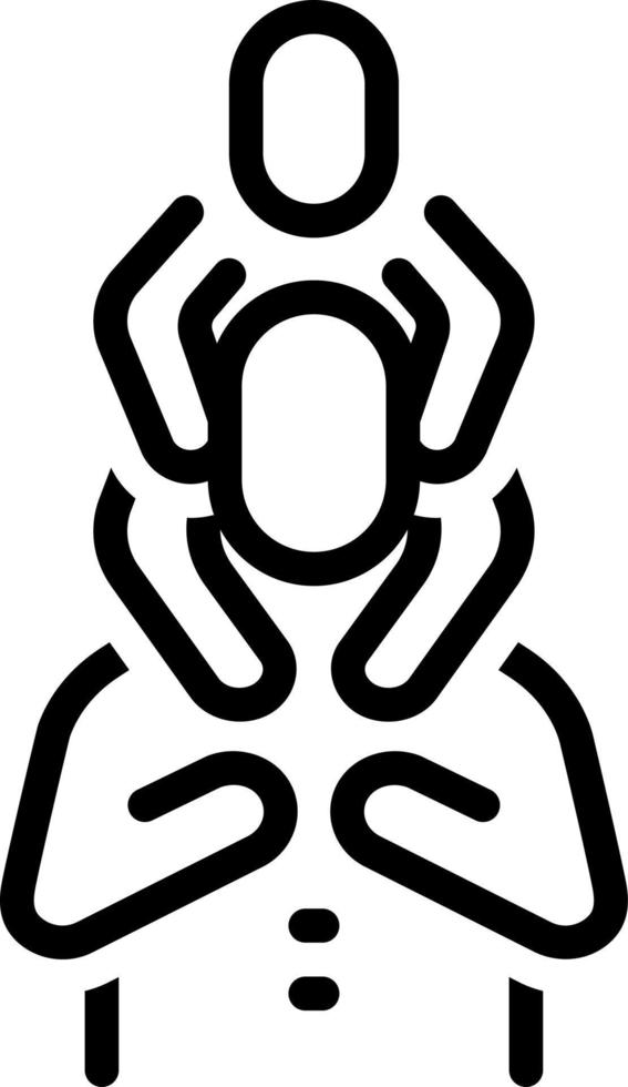 line icon for son vector