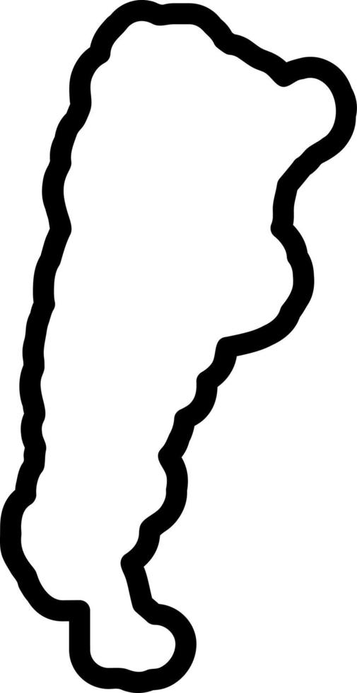 line icon for arg vector