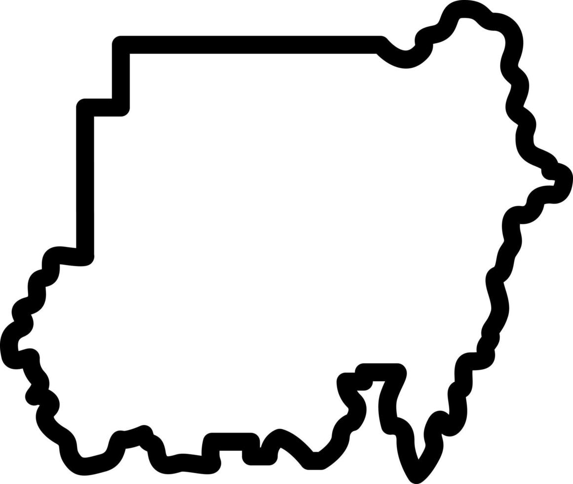line icon for sudan vector
