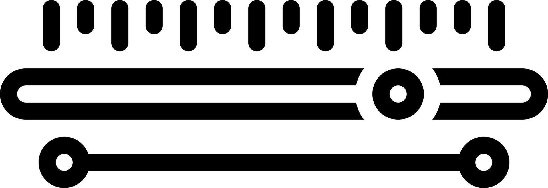 line icon for range vector