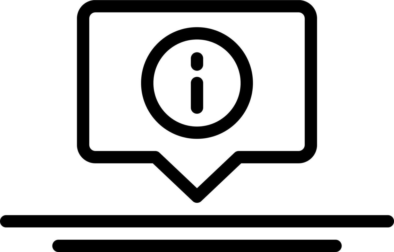line icon for chat vector