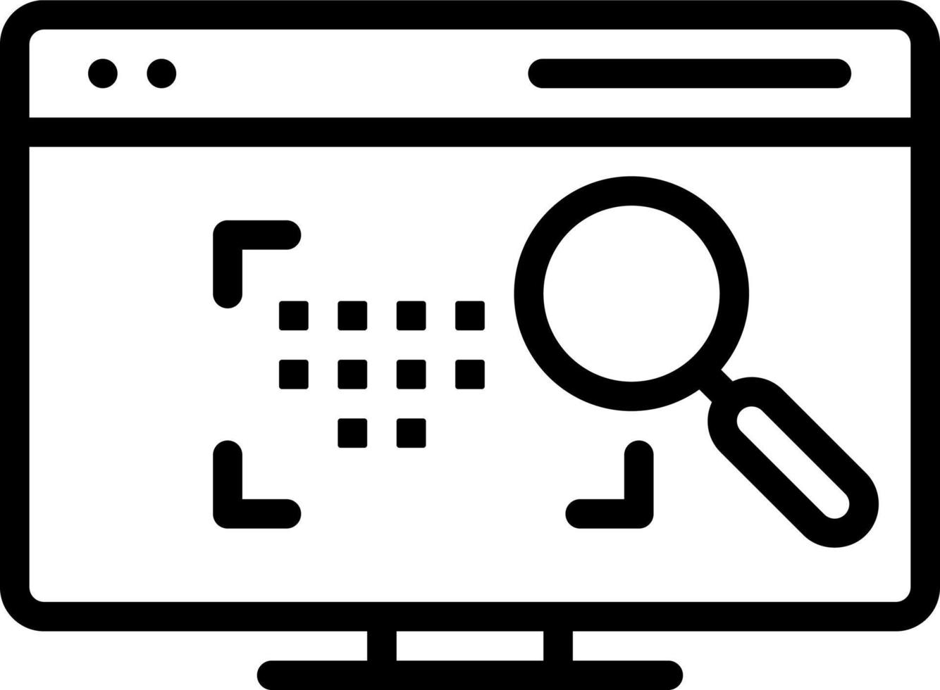 line icon for dpi vector