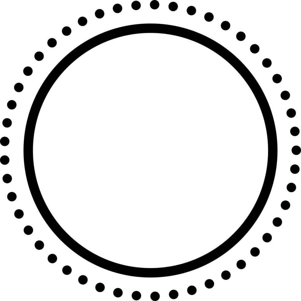line icon for circle vector