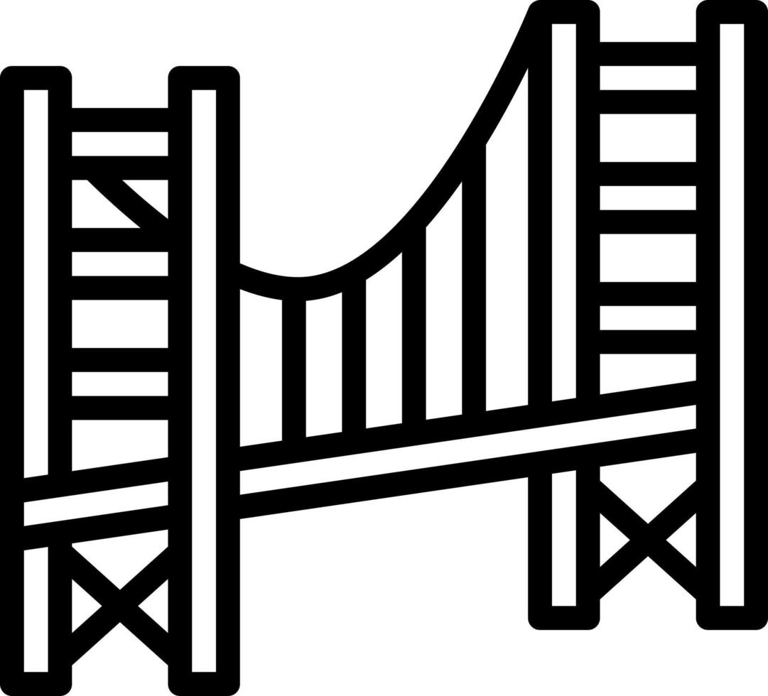 line icon for francisco vector