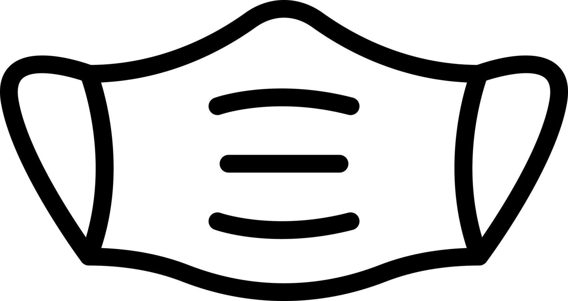 line icon for mask vector