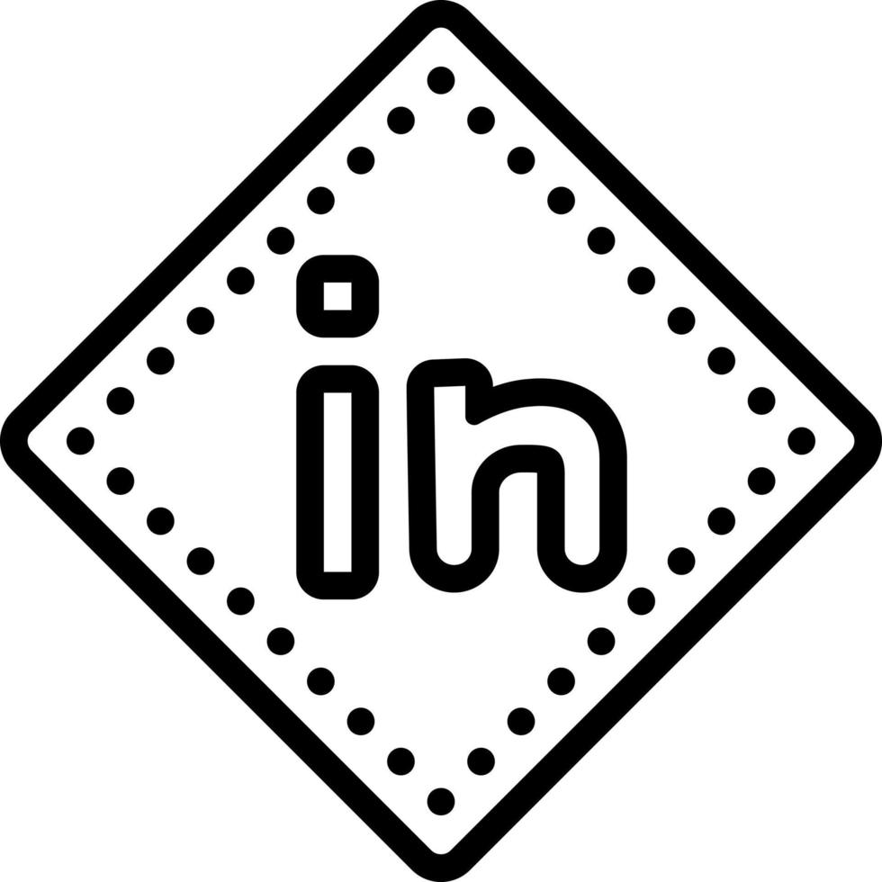 line icon for ln vector
