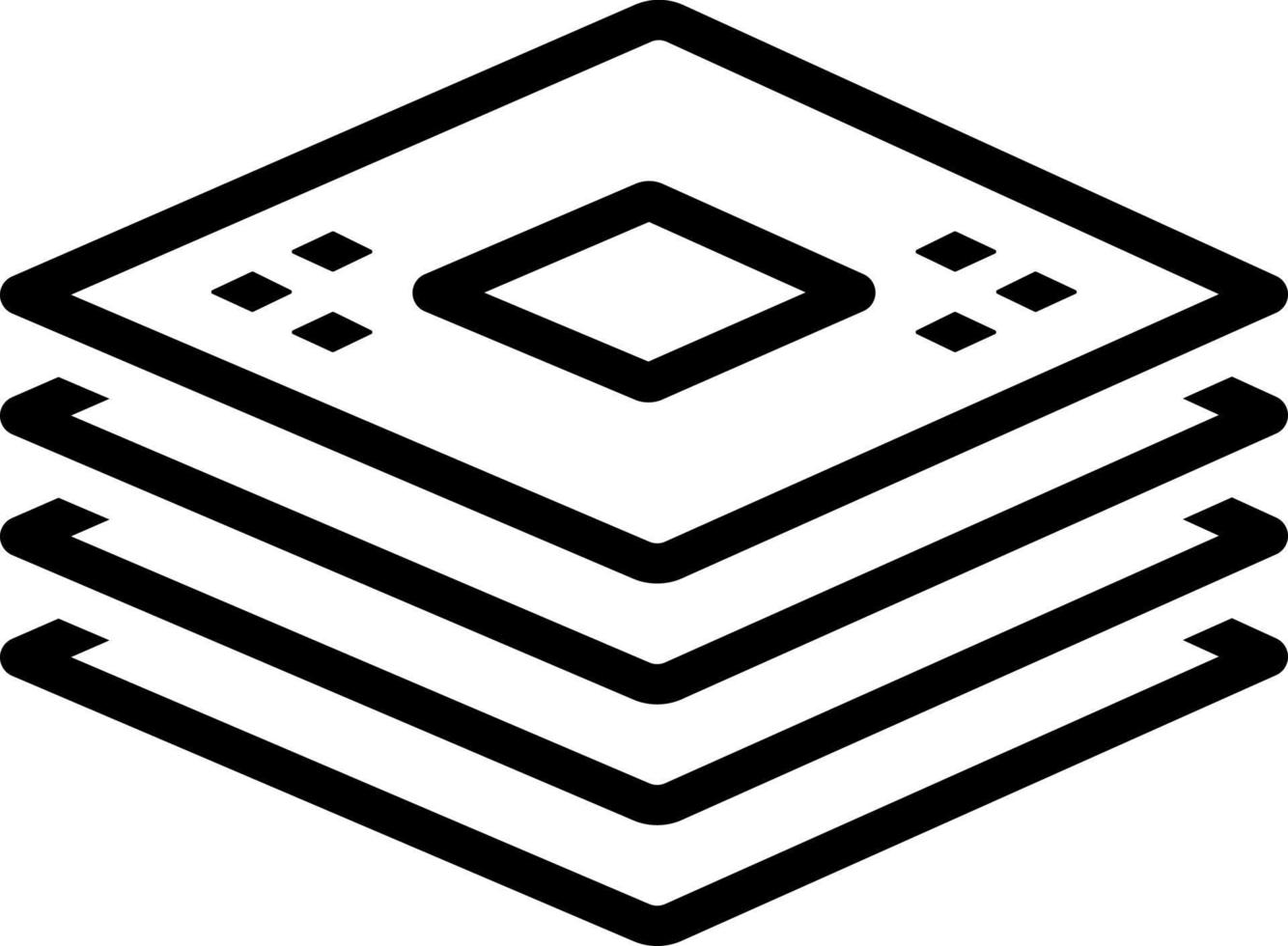 line icon for composite vector