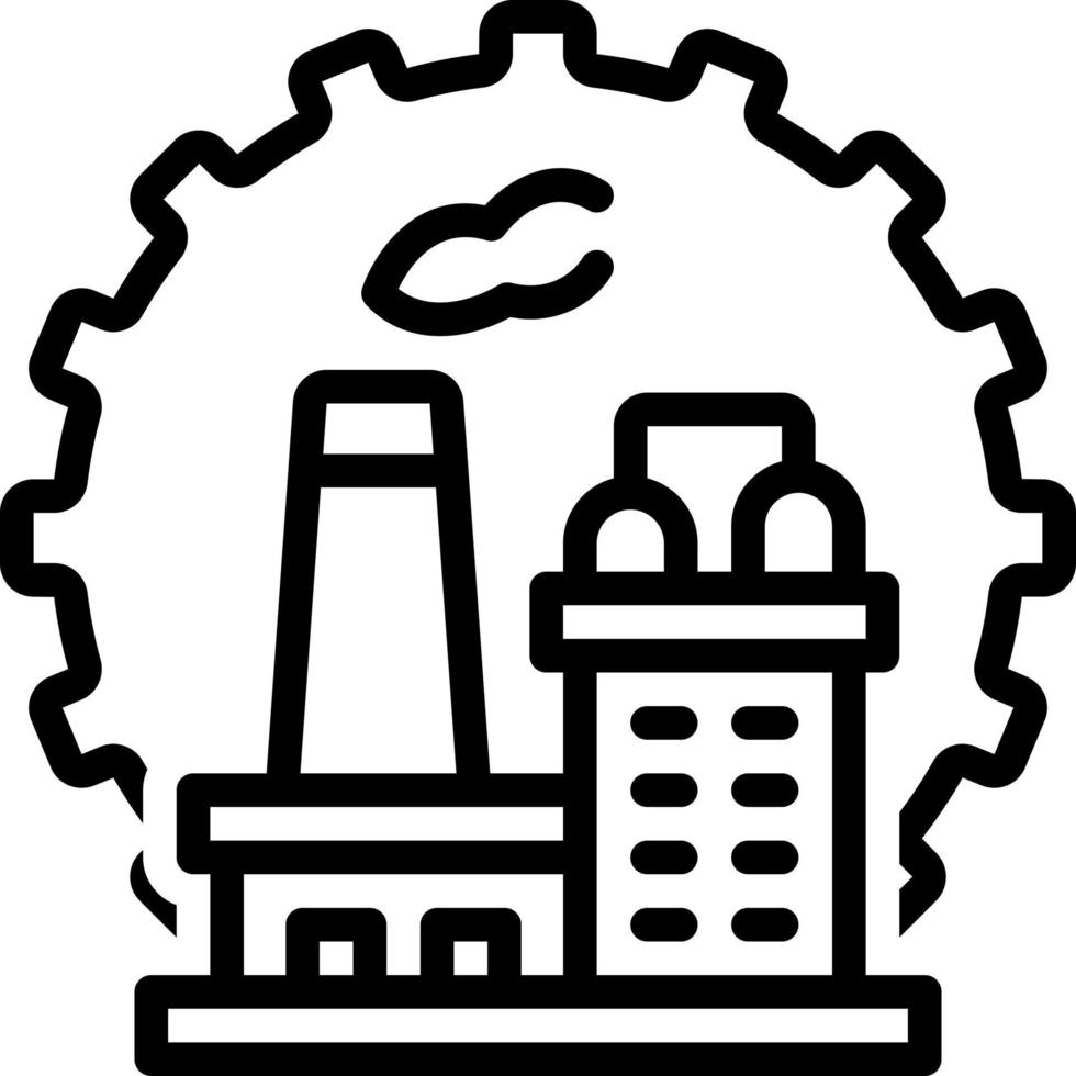 line icon for manufacturer vector