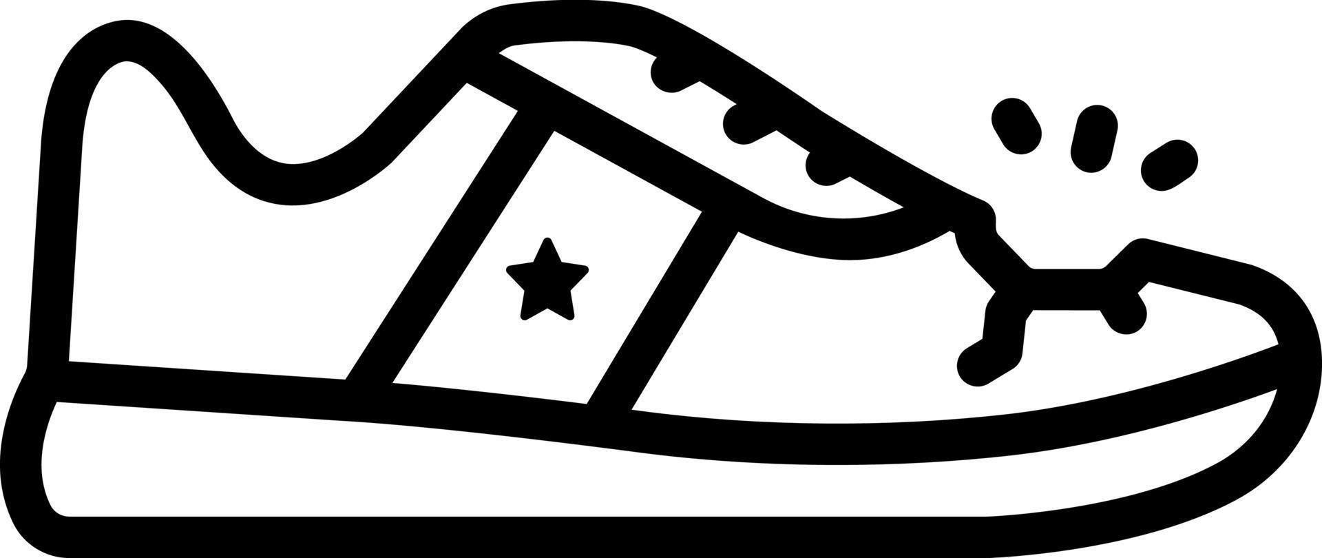 line icon for worn vector