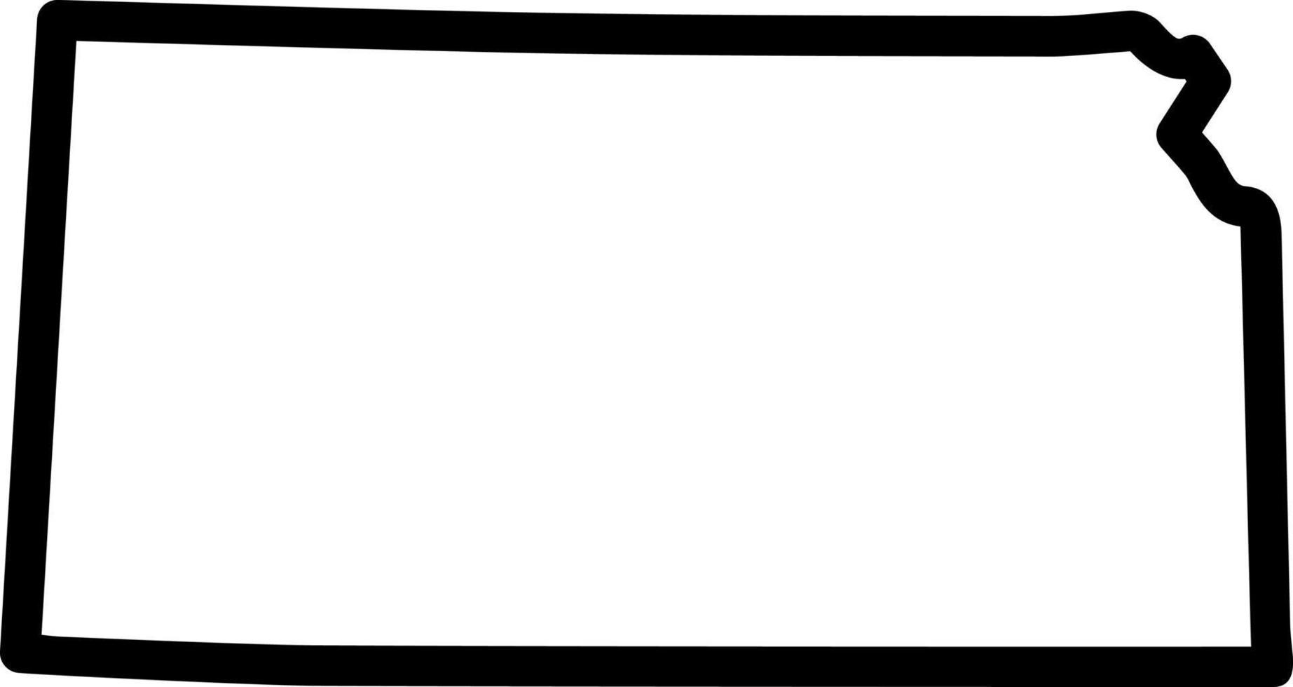 line icon for kansas vector