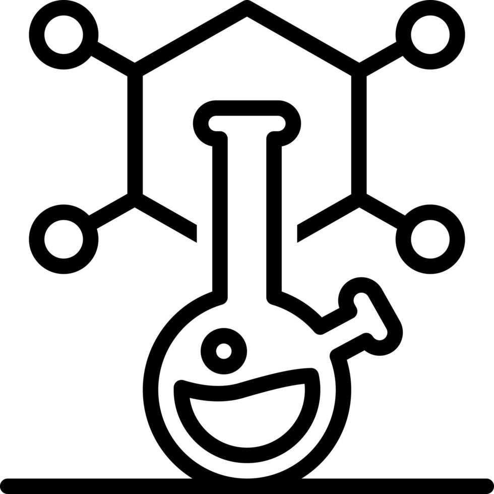 line icon for chemical vector