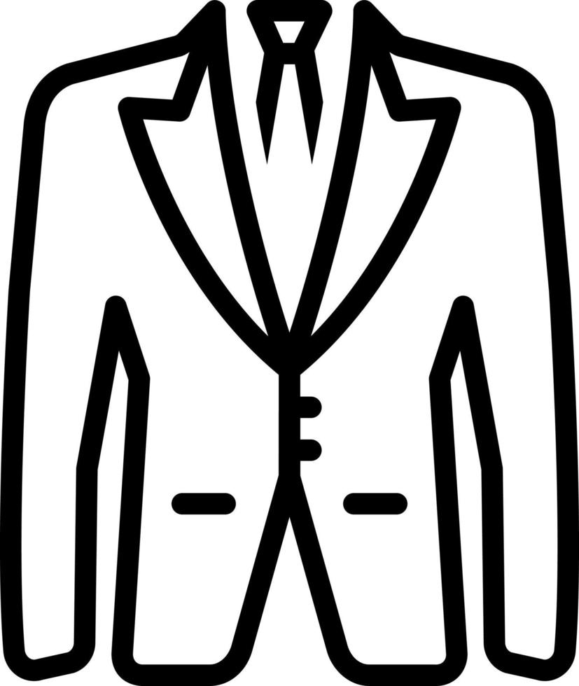 line icon for suits vector