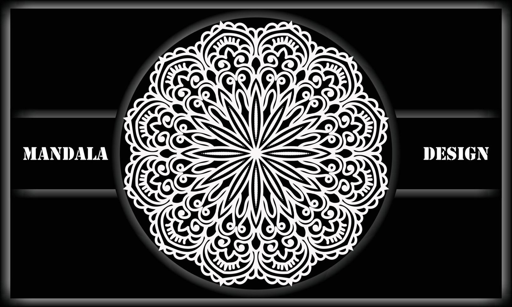 Paisley design. Coloring book design. Mandala motif design. vector