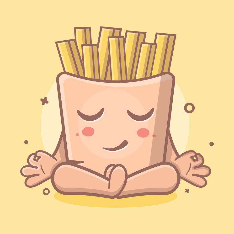 mascota de personaje de comida de papas fritas kawaii con pose de meditación de yoga dibujos animados aislados en diseño de estilo plano 17550718 Vector en Vecteezy mascota de personaje de comida de papas fritas kawaii con pose de meditación de yoga dibujos animados aislados en diseño de estilo plano 17550718 Vector en Vecteezy