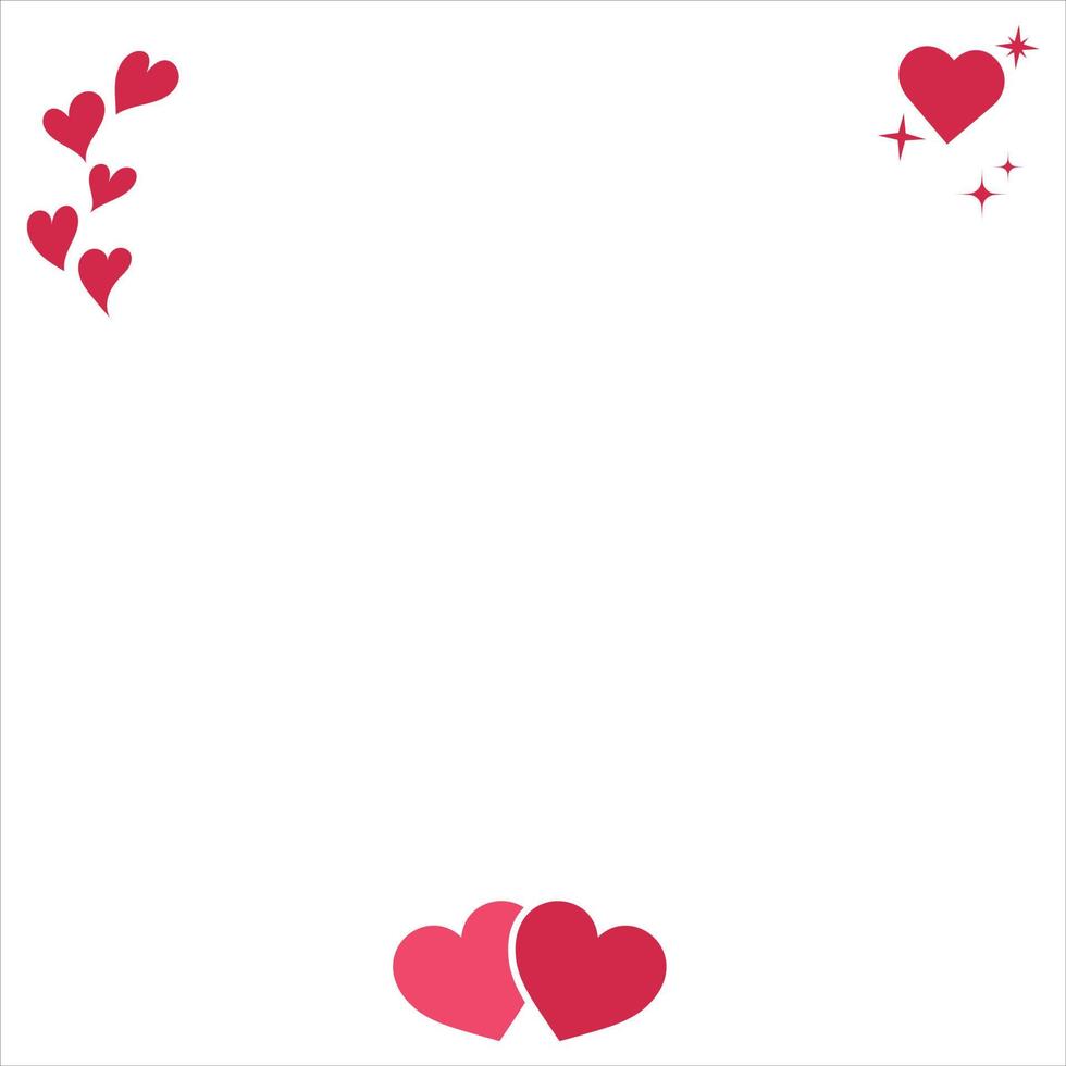 Love background design vector