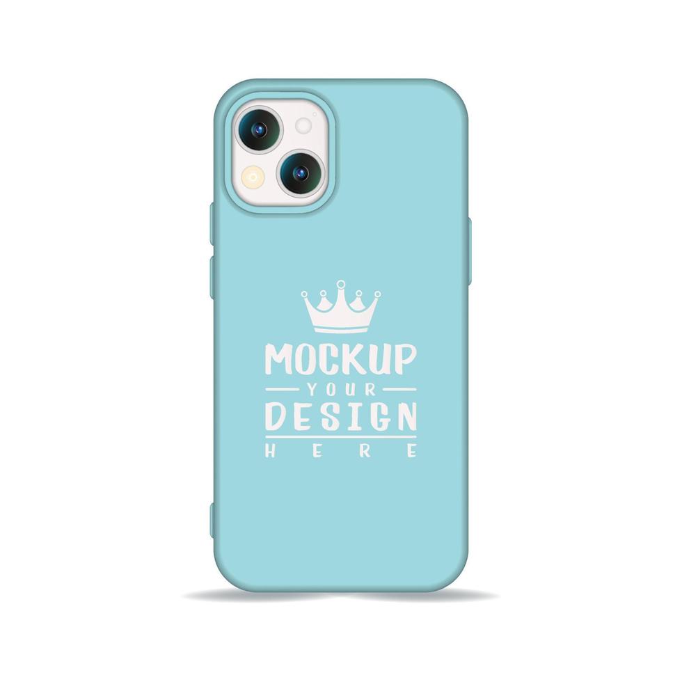 Smartphone, mobile phone case, vector illustration