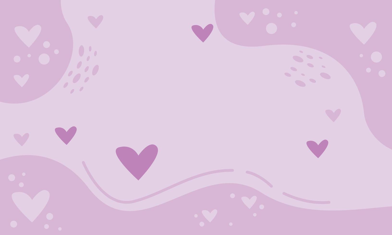 Abstract Love Background Wallpaper with Hand Drawn Style vector