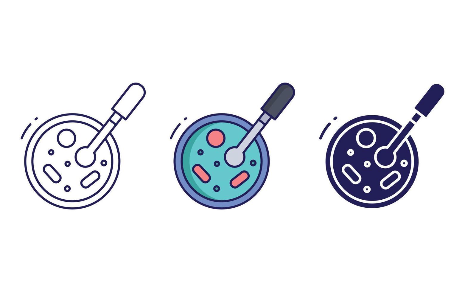 Microbiology, science icon vector