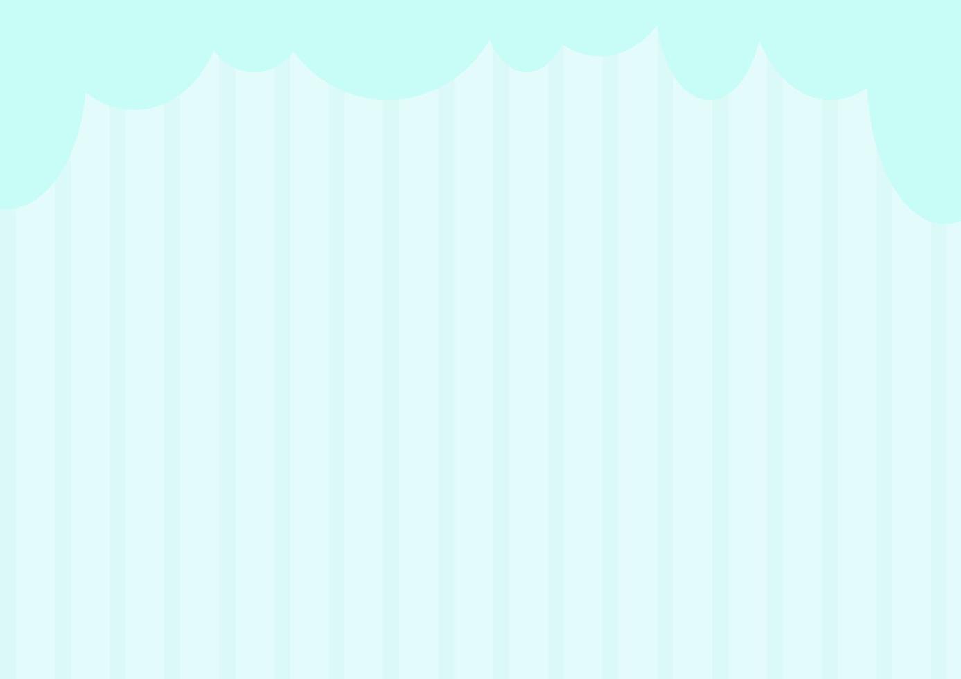 Soft blue background with vertical darker stripes and blue sweet clouds on top vector